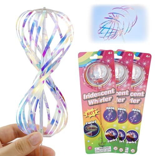 DGMI Rainbow Twirler 3 Stück, Magic Rainbow Spinner, Rainbow Spinner, Regenbogen Spinner, Regenbogen Twirler für Partys, Festivals und Kinder Erwachsene Coole Tanzrequisite DGMI Rainbow Twirler 3 Stück, Magic Rainbow Spinner, Rainbow Spinner, Regenbogen Spinner, Regenbogen Twirler für Partys, Festivals und Kinder Erwachsene Coole Tanzrequisite von DGMI