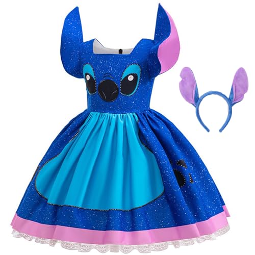 DGMYFY Hawaiikleid für Mädchen Kleinkind Kostüm Kinder aus dem Originalfilm für Geburtstagsparty Karneval Halloween DGMYFY Hawaiikleid für Mädchen Kleinkind Kostüm Kinder aus dem Originalfilm für Geburtstagsparty Karneval Halloween von DGMYFY
