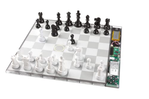 DGT Schachcomputer Centaur Crystal Edition, transparentes Gehäuse, 2 Spieler, ab 6 Jahren von DGT