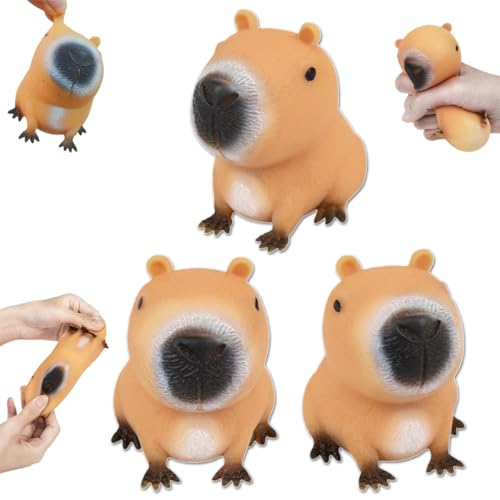 4 Stück Capybara Anti Stress Spielzeug, Neues Capybara Quetsch Spielzeug, Stress Squeeze Spielzeug Squeeze Ball, Lustig Squishy Squeeze Spielzeug Geschenke für Kinder Erwachsene 4 Stück Capybara Anti Stress Spielzeug, Neues Capybara Quetsch Spielzeug, Stress Squeeze Spielzeug Squeeze Ball, Lustig Squishy Squeeze Spielzeug Geschenke für Kinder Erwachsene von DGTSYAL