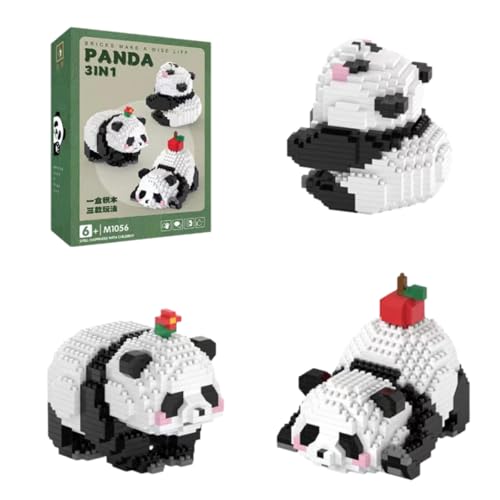 DGTSYAL 3 In1 Panda Bausteine Set 940 Stück Mini Bausteine Set Niedlich Bricks Tier Building Block Set Panda Spielzeug Bricks Tiere Figuren Baustein für Erwachsene Kinder ab 9+ Jahre DGTSYAL 3 In1 Panda Bausteine Set 940 Stück Mini Bausteine Set Niedlich Bricks Tier Building Block Set Panda Spielzeug Bricks Tiere Figuren Baustein für Erwachsene Kinder ab 9+ Jahre von DGTSYAL