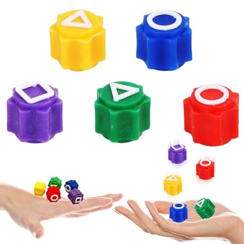 DGTSYAL Squid Gonggi Korean Game, 5PCS Klassischer Hand Auge Koordinationsspaß Gonggi Spiel, Gonggi Jack Stein Traditionelles Koreanisches Spiel Set, Für Kinder Und Erwachsene von DGTSYAL