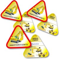 Baggerführer Ausweise im 6er Pack, Pappe, 11cm x 10cm Baggerführer Ausweise im 6er Pack, Pappe, 11cm x 10cm von DH Konzept GmbH