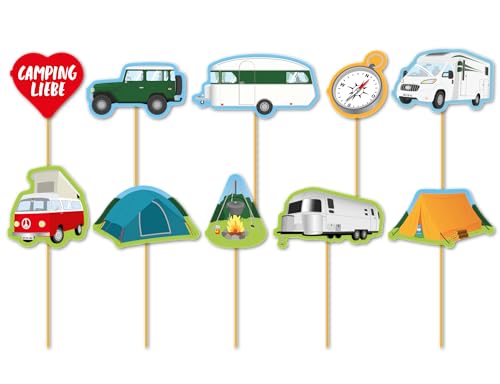 20 Muffin-Picker * CAMPING * als Deko für Geburtstag und Outdoor Party | Wohnmobil Camper Reisen Muffindekoration Cake-Topper 20 Muffin-Picker * CAMPING * als Deko für Geburtstag und Outdoor Party | Wohnmobil Camper Reisen Muffindekoration Cake-Topper von DH-Konzept