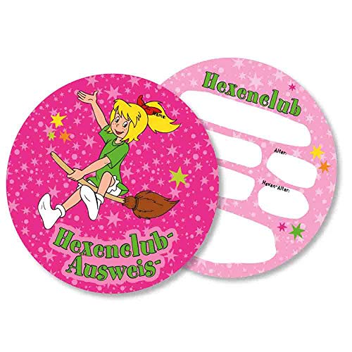 DH-Konzept NEU Ausweis Bibi Blocksberg, 6 Stück, Ø 11 cm DH-Konzept NEU Ausweis Bibi Blocksberg, 6 Stück, Ø 11 cm von DH-Konzept