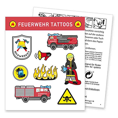 Feuerwehr Tattoo Bogen von DH-Konzept