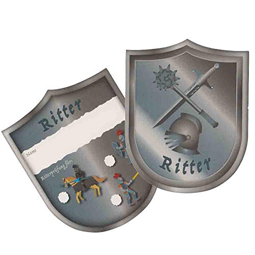 DH-Konzept Personalisierbarer Ausweis Ritter und Drache 6er Pack von DH-Konzept