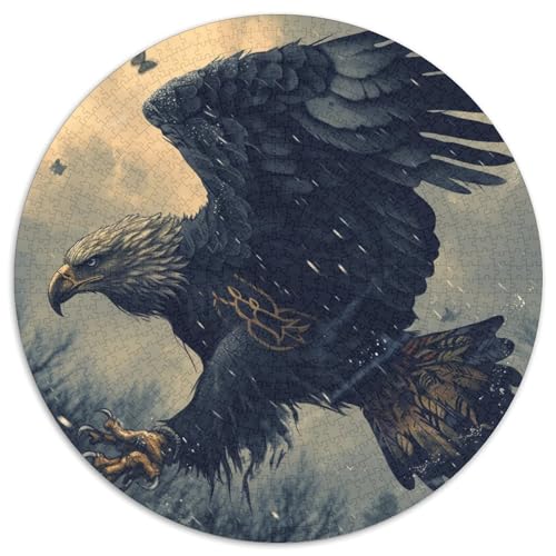 Adler Puzzle 1000 Teile Schwer Puzzle Spielzeug Lernspiel Impossible Herausforderung Spielzeug Für Erwachsene Und Kinder Ab 12 Jahren 1000pcs (67.5x67.5cm) von DHBANEIOK