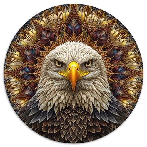 Adler Puzzle 1000-teilige Schwer Puzzle Spielzeug Lernspiel Impossible Herausforderungsspielzeug Für Erwachsene Und Kinder Ab 14 Jahren 1000pcs (67.5x67.5cm) von DHBANEIOK