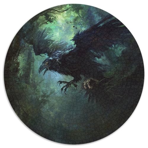 Adler Puzzles 1000 Teile Schwer Puzzle Spielzeug Lernspiel Impossible Herausforderungsspielzeug Für Erwachsene Und Kinder Ab 14 Jahren 1000pcs (67.5x67.5cm) von DHBANEIOK