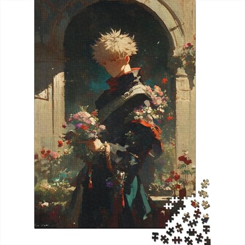 Anime Puzzle 1000-teilige Schwer Puzzle Spielzeug Pädagogisches Spiel Impossible Herausforderungsspielzeug Für Erwachsene Kinder 1000pcs (75x50cm) von DHBANEIOK