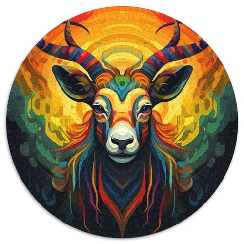 Antelope Puzzle 1000-teilige Schwer Puzzle Spielzeug Lernspiel Impossible Herausforderungsspielzeug Für Erwachsene Und Kinder in Bewährter 1000pcs (67.5x67.5cm) von DHBANEIOK