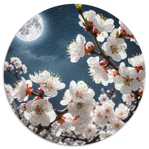 Aprikosenblüte Puzzle 1000 Teile Schwer Puzzle Spielzeug Lernspiel Impossible Herausforderungsspielzeug Für Erwachsene Und Kinder Ab 12 Jahren 1000pcs (67.5x67.5cm) von DHBANEIOK