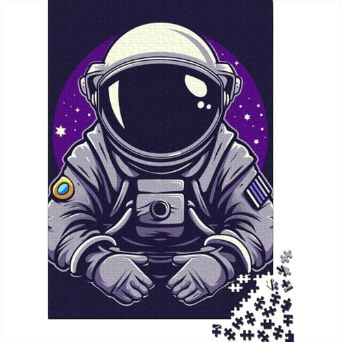 Astronaut Puzzle 1000 Teile Schwer Puzzle Spielzeug Lernspiel Impossible Herausforderungsspielzeug Für Erwachsene Kinder 1000pcs (75x50cm) von DHBANEIOK