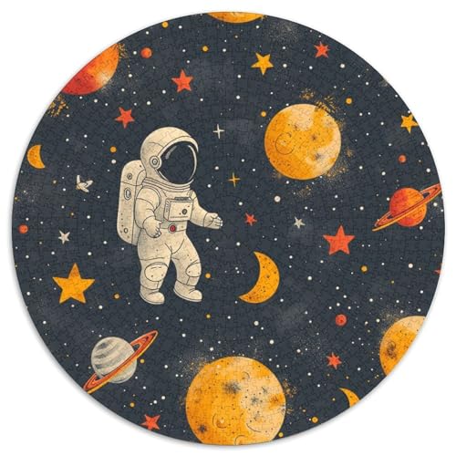 Astronaut Puzzle 1000-teilige Schwer Puzzle Spielzeug Lernspiel Impossible Herausforderung Spielzeug Für Erwachsene Und Kinder Ab 12 Jahren 1000pcs (67.5x67.5cm) von DHBANEIOK