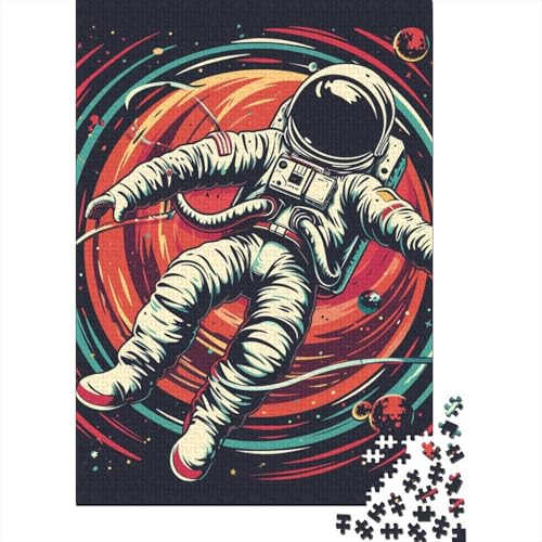 Astronaut Puzzles 1000 Teile Schwer Puzzle Spielzeug Lernspiel Impossible Herausforderung Spielzeug Für Erwachsene Kinder 1000pcs (75x50cm) von DHBANEIOK