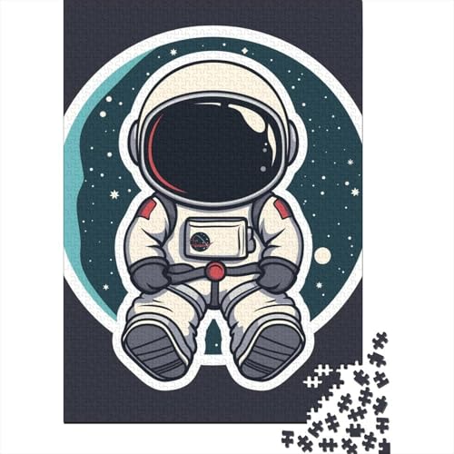Astronaut Puzzles 1000 Teile Schwer Puzzle Spielzeug Lernspiel Impossible Herausforderungsspielzeug Für Erwachsene Und Kinder Ab 14 Jahren 1000pcs (75x50cm) von DHBANEIOK