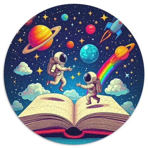 Astronaut Puzzles 1000-teilige Schwer Puzzle Spielzeug Lernspiel Impossible Herausforderungsspielzeug Für Erwachsene Kinder 1000pcs (67.5x67.5cm) von DHBANEIOK
