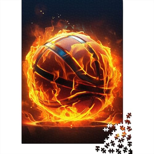 Basketball Puzzle 1000-teilige Schwer Puzzle Spielzeug Lernspiel Impossible Herausforderung Spielzeug Für Erwachsene Kinder 1000pcs (75x50cm) von DHBANEIOK