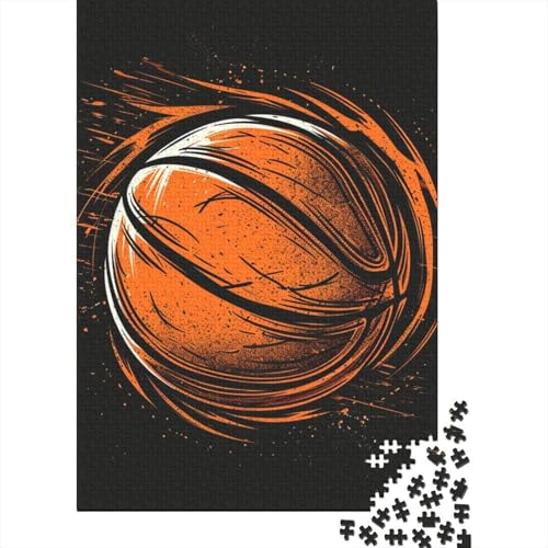 Basketball Puzzle 1000-teilige Schwer Puzzle Spielzeug Pädagogisches Spiel Impossible Herausforderungsspielzeug Für Erwachsene Und Kinder in Bewährter 1000pcs (75x50cm) von DHBANEIOK