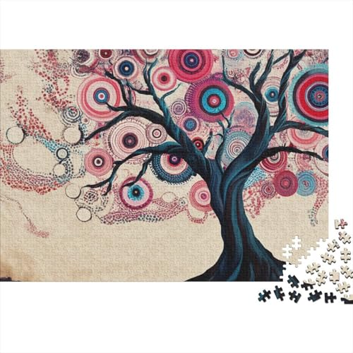Baum des Lebens Puzzle 1000-teilige Schwer Puzzle Spielzeug Pädagogisches Spiel Impossible Herausforderungsspielzeug Für Erwachsene Und Kinder in Bewährter 1000pcs (75x50cm) von DHBANEIOK
