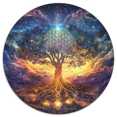 Baum des Lebens Puzzles 1000 Teile Schwer Puzzle Spielzeug Lernspiel Impossible Herausforderungsspielzeug Für Erwachsene Und Kinder Ab 14 Jahren 1000pcs (67.5x67.5cm) von DHBANEIOK