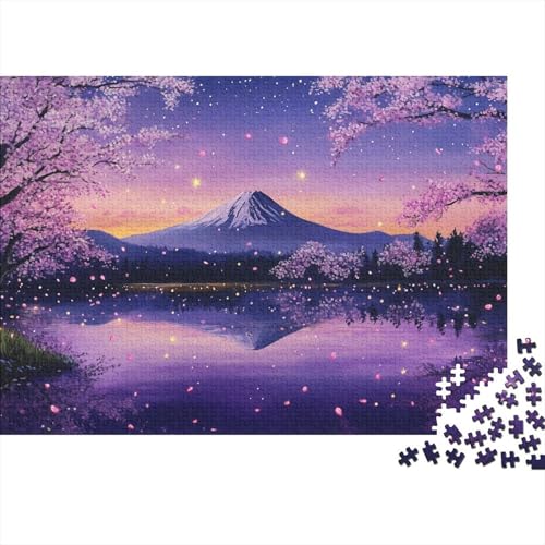 Berg Fuji Puzzle 1000 Teile Schwer Puzzle Spielzeug Pädagogisches Spiel Impossible Herausforderung Spielzeug Für Erwachsene Und Kinder Ab 12 Jahren 1000pcs (75x50cm) von DHBANEIOK