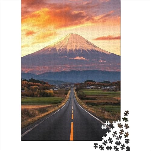 Berg Fuji Puzzles 1000 Teile Schwer Puzzle Spielzeug Pädagogisches Spiel Impossible Herausforderung Spielzeug Für Erwachsene Und Kinder Ab 12 Jahren 1000pcs (75x50cm) von DHBANEIOK