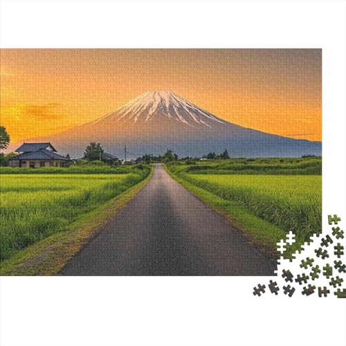 Berg Fuji Puzzles 1000 Teile Schwer Puzzle Spielzeug Pädagogisches Spiel Impossible Herausforderungsspielzeug Für Erwachsene Und Kinder Ab 14 Jahren 1000pcs (75x50cm) von DHBANEIOK