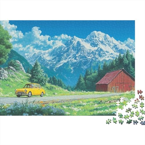 Berg Range Puzzles 1000-teilige Schwer Puzzle Spielzeug Lernspiel Impossible Herausforderungsspielzeug Für Erwachsene Und Kinder in Bewährter 1000pcs (75x50cm) von DHBANEIOK