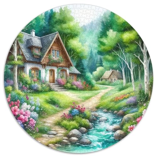 Berglandschaft Puzzle 1000-teilige Schwer Puzzle Spielzeug Pädagogisches Spiel Impossible Herausforderungsspielzeug Für Erwachsene Kinder 1000pcs (67.5x67.5cm) von DHBANEIOK