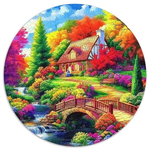 Berglandschaft Puzzles 1000 Teile Schwer Puzzle Spielzeug Lernspiel Impossible Herausforderung Spielzeug Für Erwachsene Kinder 1000pcs (67.5x67.5cm) von DHBANEIOK