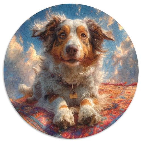 Bernese Mountain Hund Puzzles 1000 Teile Schwer Puzzle Spielzeug Lernspiel Impossible Herausforderungsspielzeug Für Erwachsene Kinder 1000pcs (67.5x67.5cm) von DHBANEIOK