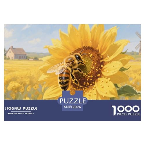 Bienen Puzzles 1000 Teile Schwer Puzzle Spielzeug Lernspiel Impossible Herausforderungsspielzeug Für Erwachsene Kinder 38x26cm/1000pcs Bienen Puzzles 1000 Teile Schwer Puzzle Spielzeug Lernspiel Impossible Herausforderungsspielzeug Für Erwachsene Kinder 38x26cm/1000pcs von DHBANEIOK