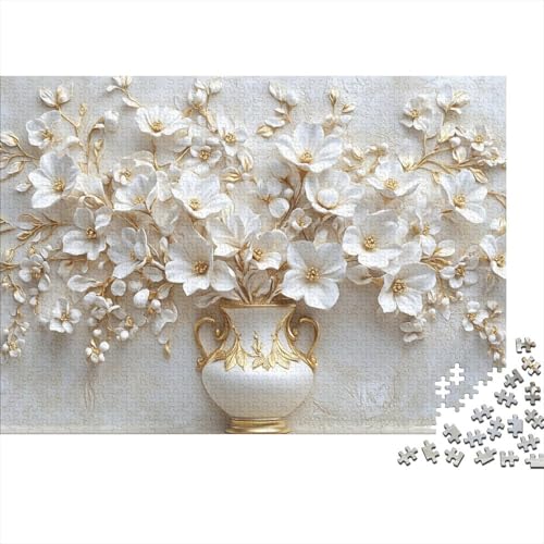 Blume des Lebens Puzzle 1000 Teile Schwer Puzzle Spielzeug Lernspiel Impossible Herausforderungsspielzeug Für Erwachsene Und Kinder Ab 14 Jahren 1000pcs (75x50cm) von DHBANEIOK