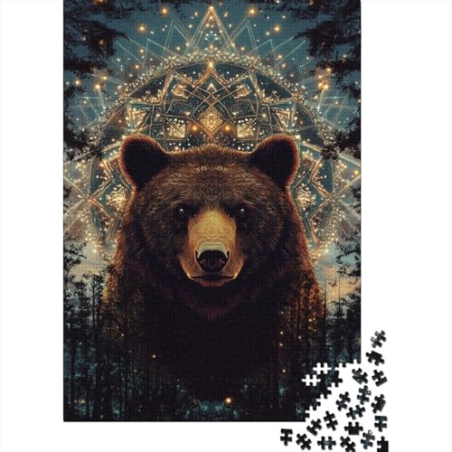 Brown Bär Puzzles 1000 Teile Schwer Puzzle Spielzeug Lernspiel Impossible Herausforderung Spielzeug Für Erwachsene Und Kinder Ab 14 Jahren 1000pcs (75x50cm) von DHBANEIOK