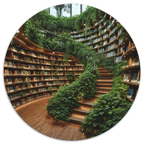 Bücherregal Puzzles 1000 Teile Schwer Puzzle Spielzeug Lernspiel Impossible Herausforderungsspielzeug Für Erwachsene Und Kinder Ab 14 Jahren 1000pcs (67.5x67.5cm) von DHBANEIOK