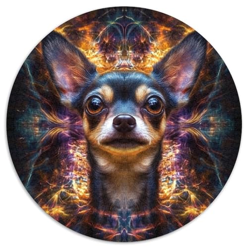 Chihuahua Puzzle 1000-teilige Schwer Puzzle Spielzeug Pädagogisches Spiel Impossible Herausforderung Spielzeug Für Erwachsene Kinder 1000pcs (67.5x67.5cm) von DHBANEIOK