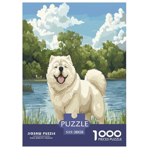 Chow Puzzle 1000 Teile Schwer Puzzle Spielzeug Pädagogisches Spiel Impossible Herausforderungsspielzeug Für Erwachsene Und Kinder Ab 14 Jahren 38x26cm/1000pcs von DHBANEIOK