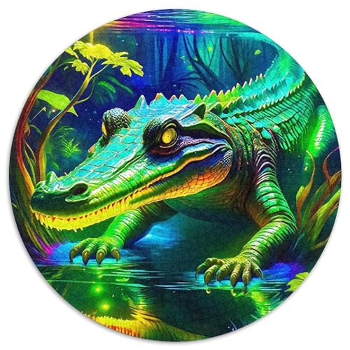 Cocodrilo Puzzle 1000-teilige Schwer Puzzle Spielzeug Lernspiel Impossible Herausforderungsspielzeug Für Erwachsene Kinder 1000pcs (67.5x67.5cm) von DHBANEIOK