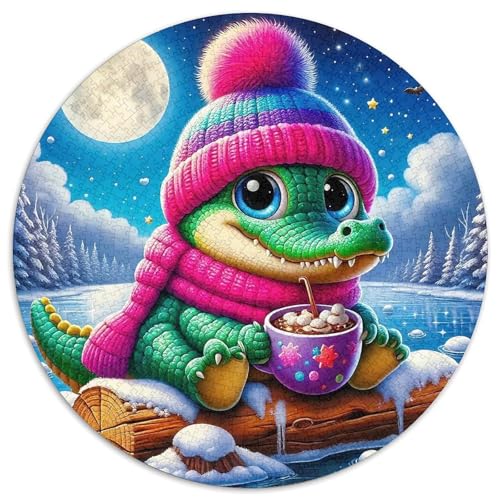 Cocodrilo Puzzles 1000 Teile Schwer Puzzle Spielzeug Lernspiel Impossible Herausforderung Spielzeug Für Erwachsene Kinder 1000pcs (67.5x67.5cm) von DHBANEIOK