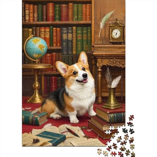 Corgi Puzzle 1000 Teile Schwer Puzzle Spielzeug Lernspiel Impossible Herausforderungsspielzeug Für Erwachsene Und Kinder Ab 14 Jahren 1000pcs (75x50cm) von DHBANEIOK