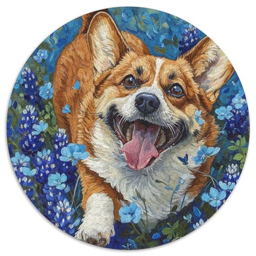 Corgi Puzzle 1000 Teile Schwer Puzzle Spielzeug Pädagogisches Spiel Impossible Herausforderungsspielzeug Für Erwachsene Kinder 1000pcs (67.5x67.5cm) von DHBANEIOK