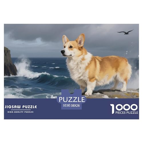 Corgi Puzzle 1000-teilige Schwer Puzzle Spielzeug Lernspiel Impossible Herausforderungsspielzeug Für Erwachsene Und Kinder in Bewährter 38x26cm/1000pcs Corgi Puzzle 1000-teilige Schwer Puzzle Spielzeug Lernspiel Impossible Herausforderungsspielzeug Für Erwachsene Und Kinder in Bewährter 38x26cm/1000pcs von DHBANEIOK