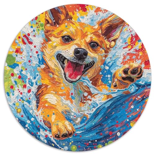 Corgi Puzzles 1000 Teile Schwer Puzzle Spielzeug Lernspiel Impossible Herausforderung Spielzeug Für Erwachsene Und Kinder Ab 12 Jahren 1000pcs (67.5x67.5cm) von DHBANEIOK