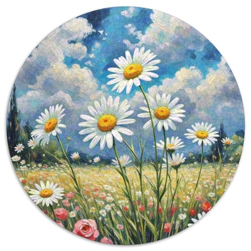 Daisy Puzzle 1000 Teile Schwer Puzzle Spielzeug Lernspiel Impossible Herausforderungsspielzeug Für Erwachsene Und Kinder Ab 12 Jahren 1000pcs (67.5x67.5cm) von DHBANEIOK