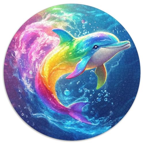 Delphin Puzzle 1000 Teile Schwer Puzzle Spielzeug Pädagogisches Spiel Impossible Herausforderungsspielzeug Für Erwachsene Und Kinder in Bewährter 1000pcs (67.5x67.5cm) von DHBANEIOK