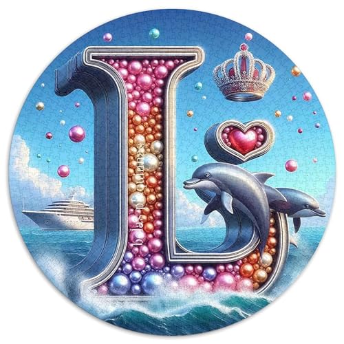 Delphin Puzzles 1000 Teile Schwer Puzzle Spielzeug Lernspiel Impossible Herausforderungsspielzeug Für Erwachsene Und Kinder Ab 12 Jahren 1000pcs (67.5x67.5cm) von DHBANEIOK