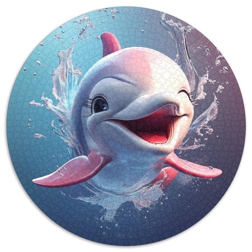 Delphin Puzzles 1000 Teile Schwer Puzzle Spielzeug Lernspiel Impossible Herausforderungsspielzeug Für Erwachsene Und Kinder in Bewährter 1000pcs (67.5x67.5cm) von DHBANEIOK