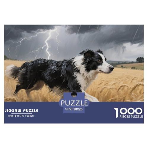 Der Border Collie Puzzles 1000 Teile Schwer Puzzle Spielzeug Lernspiel Impossible Herausforderung Spielzeug Für Erwachsene Und Kinder Ab 12 Jahren 38x26cm/1000pcs Der Border Collie Puzzles 1000 Teile Schwer Puzzle Spielzeug Lernspiel Impossible Herausforderung Spielzeug Für Erwachsene Und Kinder Ab 12 Jahren 38x26cm/1000pcs von DHBANEIOK